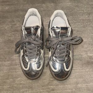 ALOHAS Silver and Gray Women's Sneakers